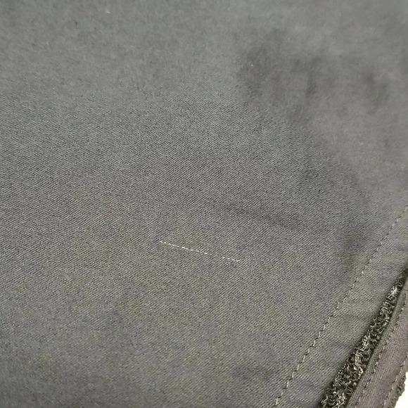 {Ming Wang} Black Mesh Long Sleeves Collar Tapered Back Open Jacket - Picture 17 of 17